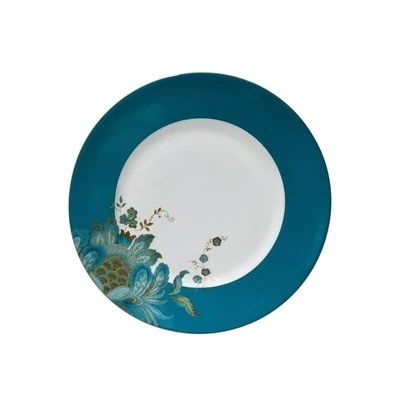 Turquoise Floral Ceramic Dinnerware Set